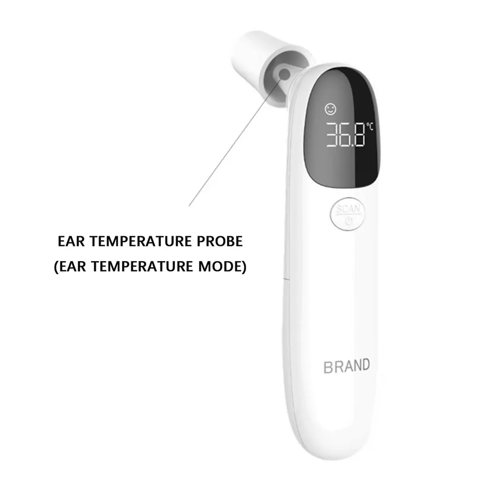 Thermomètre infrarouge fièvre frontale sans contact laser numérique avec LED